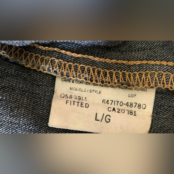 Tommy Hilfiger Denim Jacket Unisex Kids Size Large 97% Cotton 3% Spandex - Picture 8 of 9